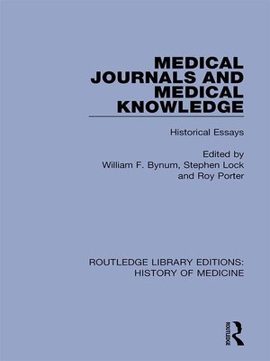 cover image of Medical Journals and Medical Knowledge